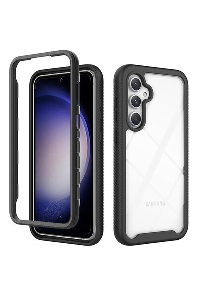 Techsuit Husa pentru Samsung Galaxy S24 Plus + Folie - Defense360 Pro - Black