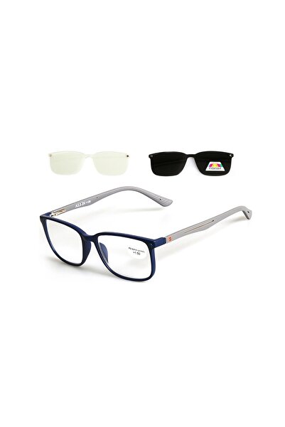 Alpin Eyewear Γυαλιά Πρεσβυωπίας Clip-on ALPIN 10738 Σκούρο Μπλέ-+3.50-Dark B...