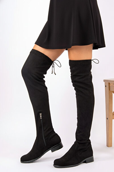 Fox Shoes Dámské černé kozačky A726545402