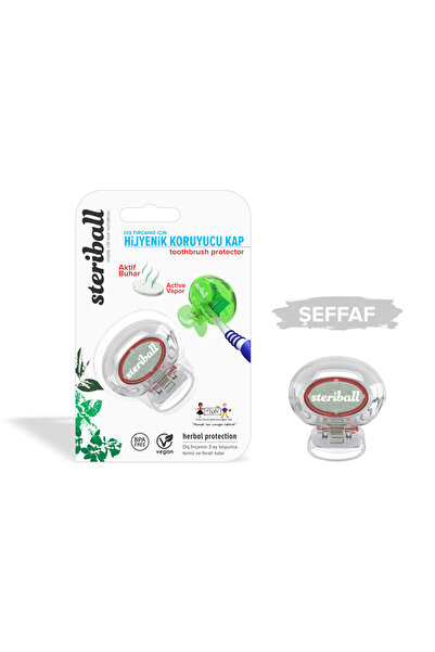 Steriball Diş Fırçası Koruma Kabı - Şeffaf