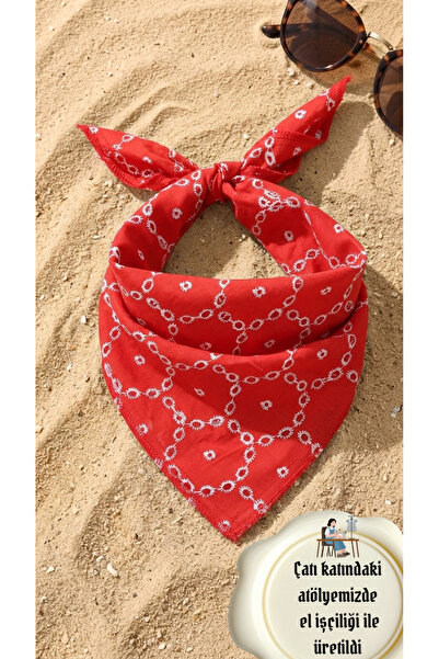 Store وشاح باندانا منقوشة