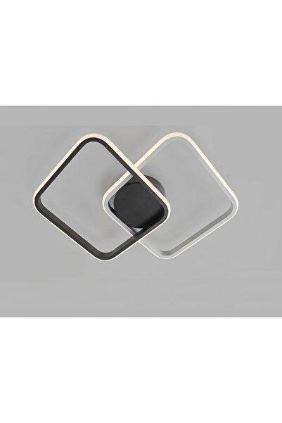 Lzy Avize Store 3 Renkli Square Siyah Beyaz Kasa LED Avize | Hol, Antre, Yata...