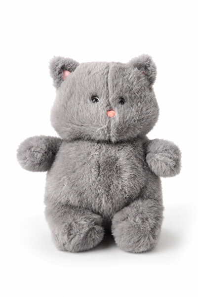 Selay Oyuncak Selay Gray Cat Plush 26 cm