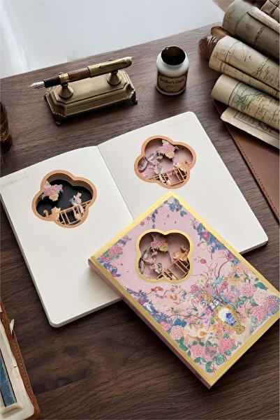 Mutlu 3 BOYUTLU KEDİ DEFTER