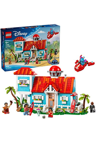 LEGO Disney - Casa de pe plaja a lui Lilo si Stitch, 834 piese