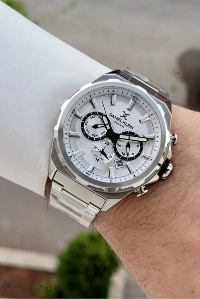 Daniel Klein Silver Renk Fonksiyonları Aktif 24 Ay Garantili Erkek Kol Saati