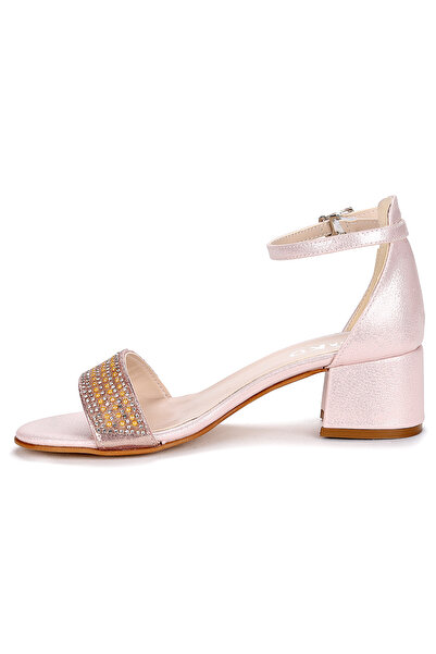 Kiko Kids Elinor Vakko Günlük Kız Çocuk 3 Cm Topuklu Sandalet Abiye Ayakkabı