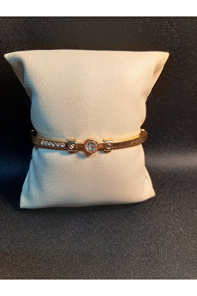 MRYart Gold Color Big Jewelled Handcuff Bracelet