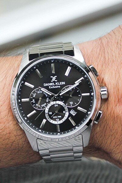 Daniel Klein ساعة يد رجالية بسوار فولاذي DK436921