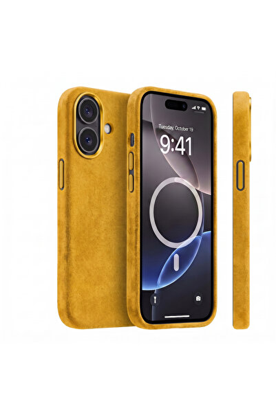 megaMobile Husă protecție Premium Alcantara, pufoasă, moale, protecție camere...
