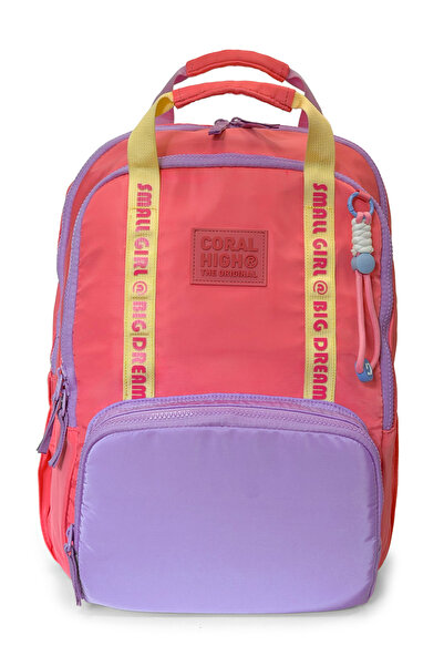 Coral High Coral Purple School Backpack 24417