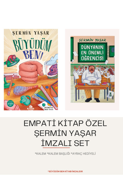 Kronik Kitap Büyüdüm Ben! - Dünyanın En Önemli Öğrencisi Şermin Yaşar 2 KİTAP...