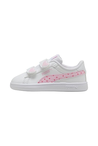 Puma 405639-01 Smash 3.0 Hearty V Inf Bebek Spor Ayakkabı Beyaz