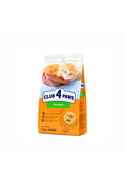 Club4Paws Club 4 Paws, Hrană uscată pentru pisoi cu pui, 2kg