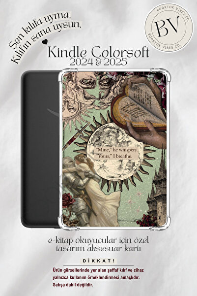 BookTok Vibes Co. Vintage Romance Temalı Insert - Kindle ve Kobo E-Kitap Okuy...