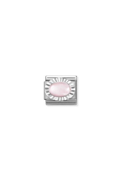 NOMİNATİON Composable Classic Dekoratif Link - Taşlar Oval Elmas - Rose kuvar...