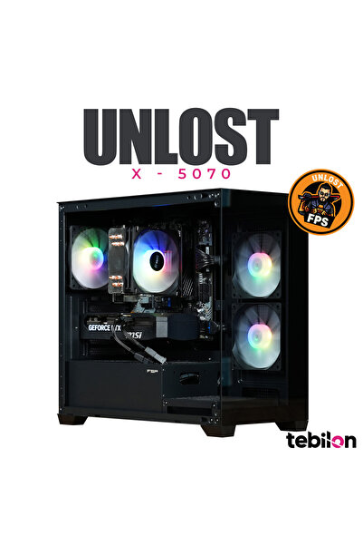 TEBİLON UNLOST X-AMD RYZEN 7600-MSI GeForce RTX 5070 12GB-MSI PRO B840M B-16G...