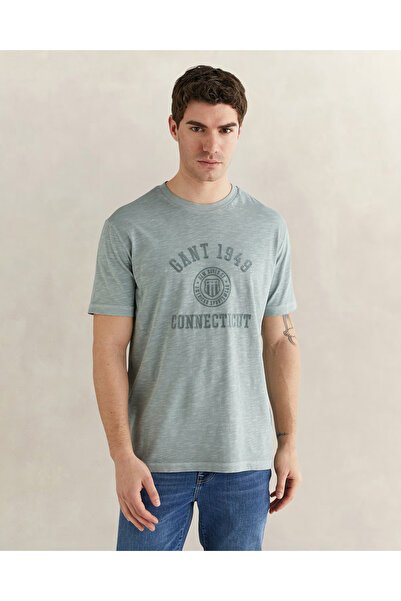 Gant Erkek Yeşil Kısa Kollu T-Shirt