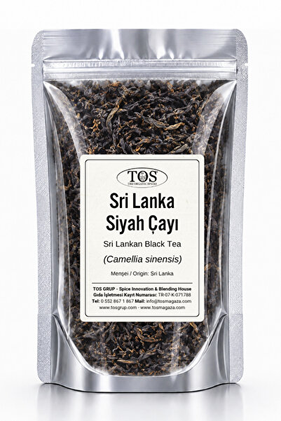 TOS The Organic Spices شاي سريلانكا الأسود - 250 جرام، الأول جودة ممتازة