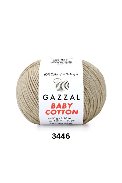 Gazzal Baby Cotton El Örgü İpi - Amigurumi İpi - 50gr