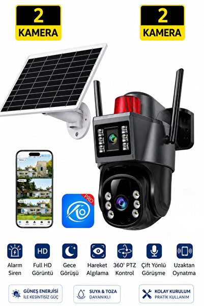 Blackbird Game Center O-kam Pro Okam-7015 4G Sim Kartlı Solar Güneş Enerjili ...