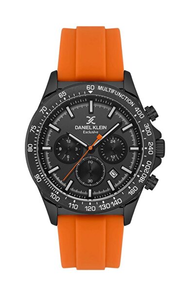Daniel Klein Dk.1.13853-5 Exclusive Full-Function Silicone Strap Watch with T...