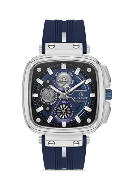 DAVID GUNER DG-8500GD-L3 Silikon Kordon Fonksiyonlar Aktif Takvimli Lacivert ...