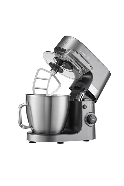 Nutricook Stand Mixer 1300W, 6.3L Bowl, 10 Speeds, Planetary Action, Grey