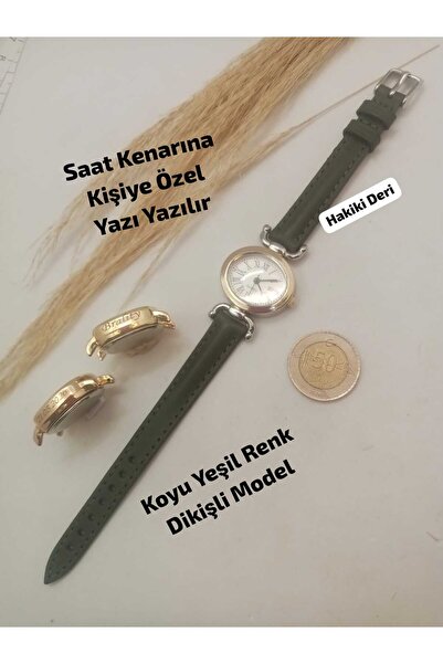 Brality SAAT KENARINA KİŞİYE ÖZEL YAZI YAZILIR , Vintage Kadın Kol Saati Yeni...