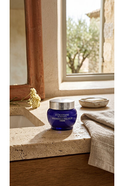 L'Occitane Immortelle Precious İlk Yaşlanma Belirtileri için Krem, Ölmezotu Yağı İçeren, Hyaluronik Asit, 50 ml