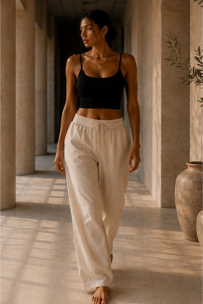 KİM Kİ O Women's Strap Super Crop Top Daily Crop