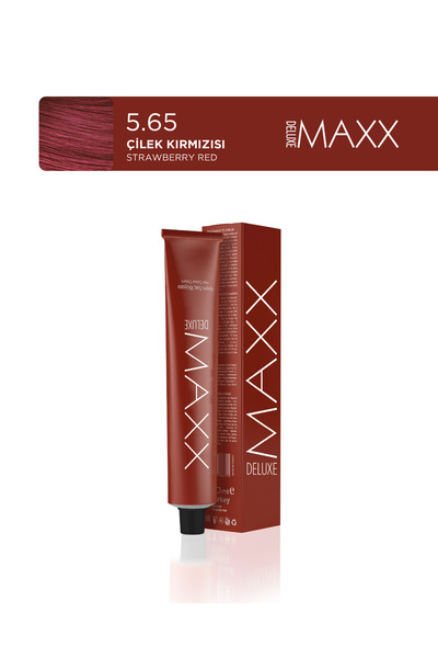 MAXX DELUXE Tüp Saç Boyası 60 ml 5.65 Çilek Kırmızısı