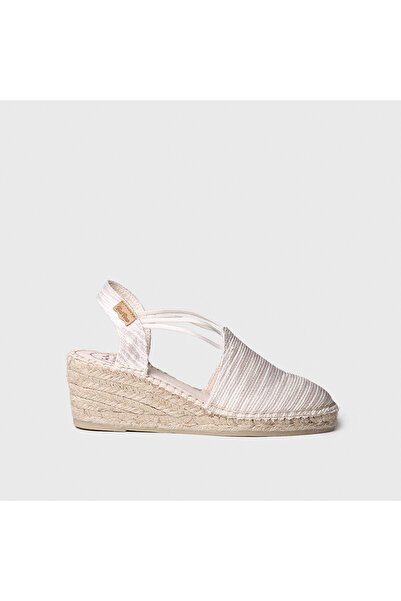 Toni Pons صنادل نسائية/بناتية Tania-ZR WEDGE ESPADRILLES مع أشرطة مرنة لون إي...