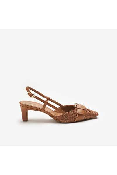Frau Women's / Girls' Heels / Stilettos 81F2 Raffia Slingbacks with Buckle