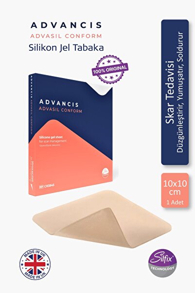 Advancis Medical UK Advasil Conform Medikal Silikon Jel Tabaka - İz Giderici ...
