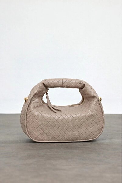 staybeautiful Women's Braided Mini City Bag Mink
