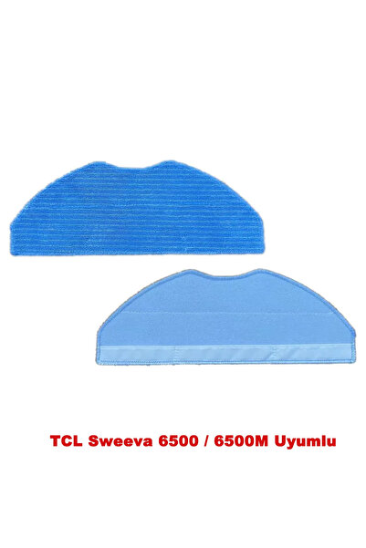 LİN GRUP TCL Sweeva 6500 / 6500M - 2 ممسحة وقطعة قماش متوافقة
