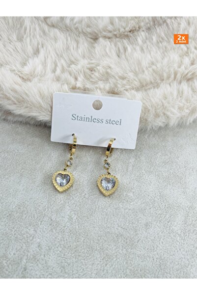 Bozhi Steel Earrings Gold Special Elegant Gift Suitable for Daily Combinations