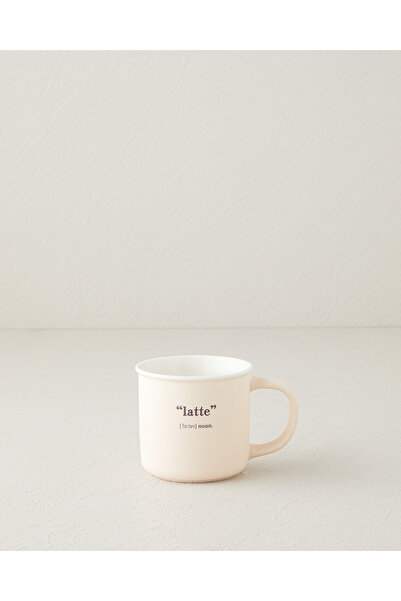 English Home Phoebe Latte New Bone China Kupa 200 ml Krem