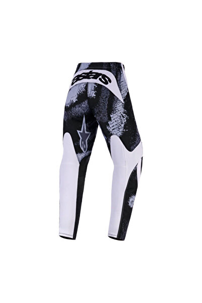 Alpinestars Youth Fluid Lahnd Genç Kros Motosiklet Pantolonu Siyah Beyaz Gri