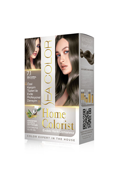 Sea Color Home Colorist Set Saç Boyası 7.1 Sisli Kumral