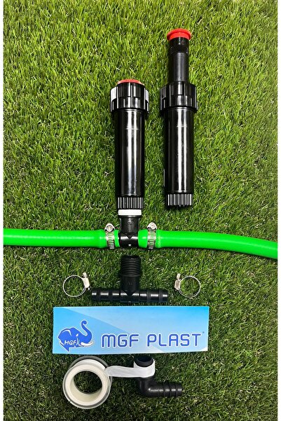 Genel Markalar 5 X Hunter Çim Sulama Sprey Fıskiye Kısa Gövde (7cm) Psu-02 10-a (3 Mt Yarıçap ) Ve Ek Parçaları