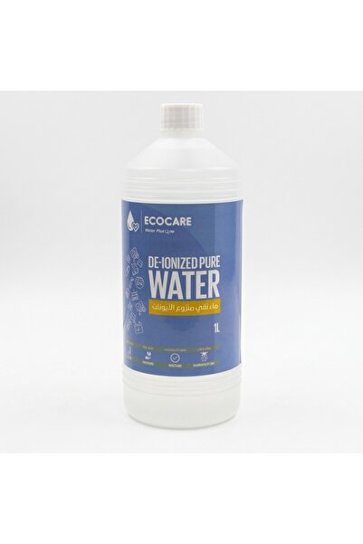 Eco Care Eco Water Pure Deionized Water 1L – مياه نقية منزوعة الأيونات/مقطره ...