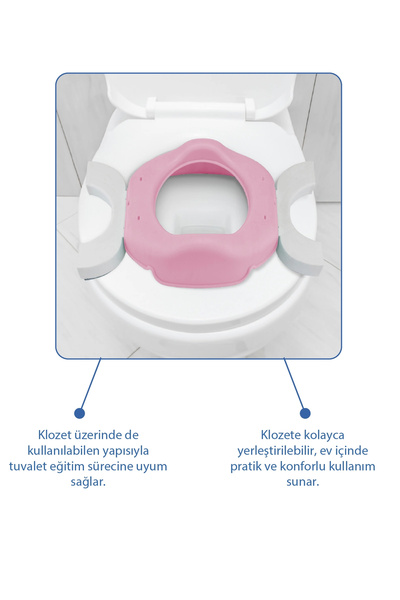 Babyjem 591 Olita portabilă 5 pungi cadou roz
