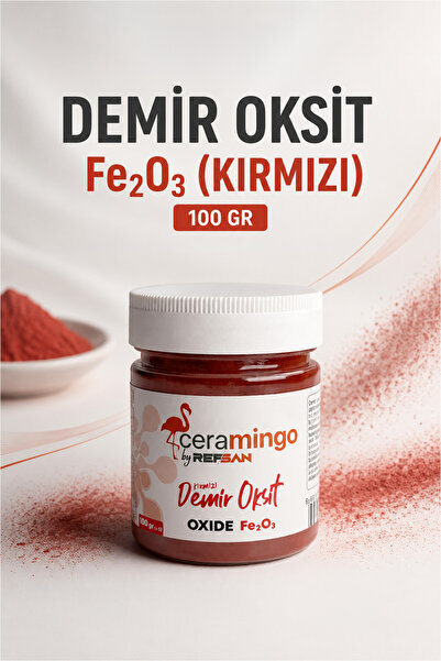 Ref-San Demir Oksit Fe2o3 (KIRMIZI) - 100 gr