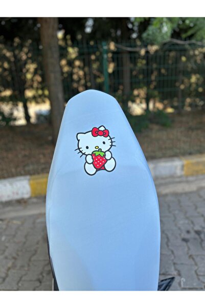Utku Giyim HELLO KITY BASKILI MOTOSİKLET KOLTUK SELE KILI 50 CC 100 CC 125 CC...