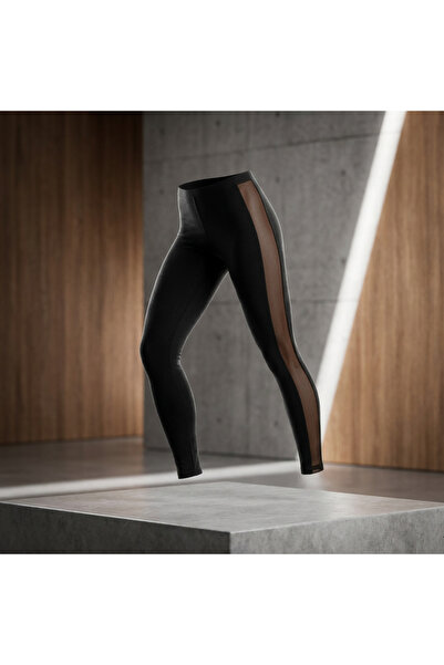 Lady Lingerie Leggings Lycra Trousers with Transparent Details Elegant - One ...