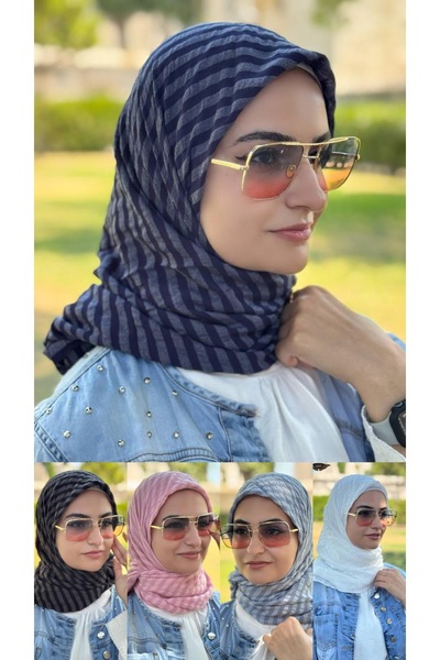 ALDAIYR 5وشاح جاز كاكار 120/120 قطن