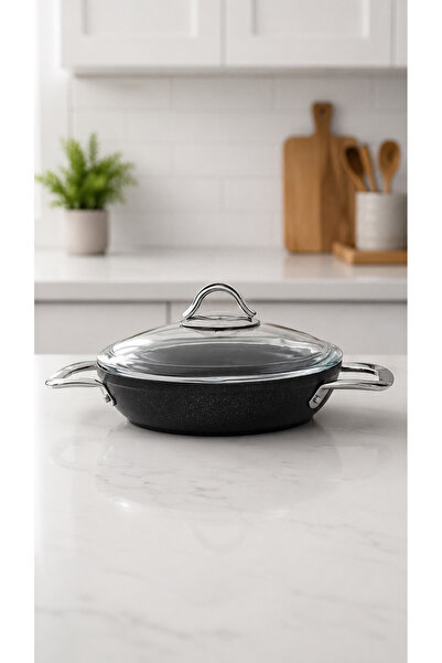 Bonera Pro Plus Granit 18 cm Κατσαρόλα - Με Μεταλλική Λαβή - Αντικαυστική Αντ...