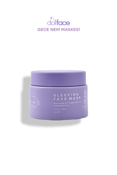 dollface GOOD NIGHT SLEEPING FACE MASK-Nemlendirici Besleyici Durulanmayan Ge...